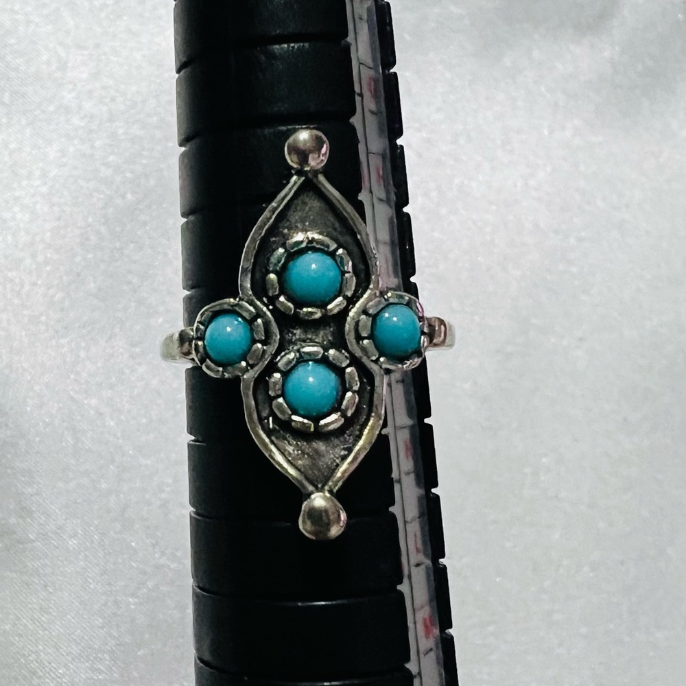 New Silver and Turquoise Ring
